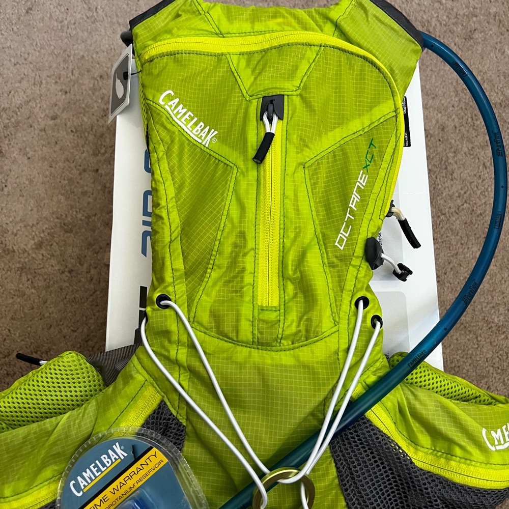 CamelBak Hydration Pack in Bright Green and Blue